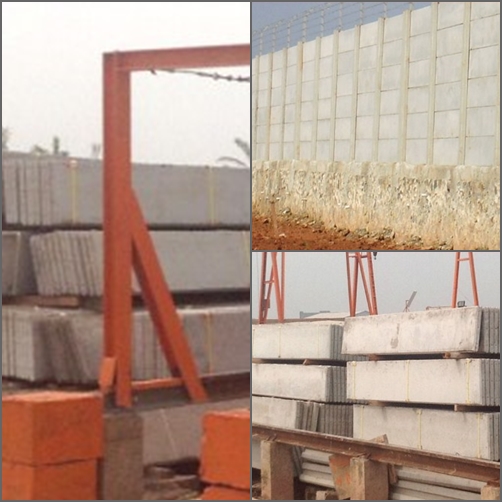 Pagar panel precast beton untuk perumahan PT. Mitra Kontraktor Bangunan