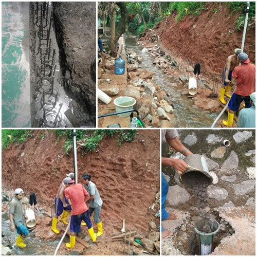 tiang pancang beton Harga Strauss Pile Per Meter PT. Mitra Kontraktor Bangunan
