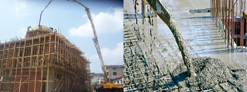 Sewa pompa beton concrete pump untuk cor readymix PT. Mitra Kontraktor Bangunan