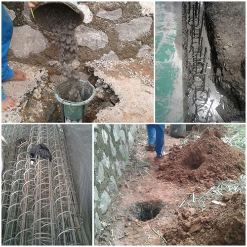 tiang pancang beton Harga Strauss Pile Per Meter PT. Mitra Kontraktor Bangunan