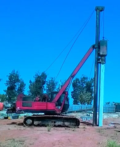 Alat pancang drop hammer