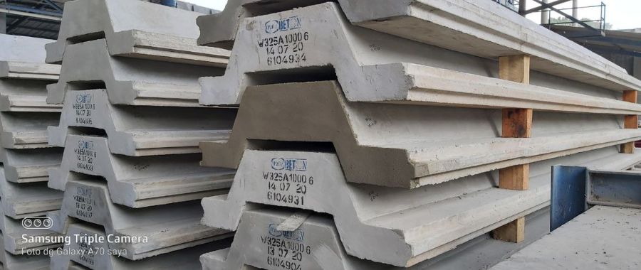 Sheet pile beton precast untuk turap dan dinding penahan tanah PT. Mitra Kontraktor Bangunan