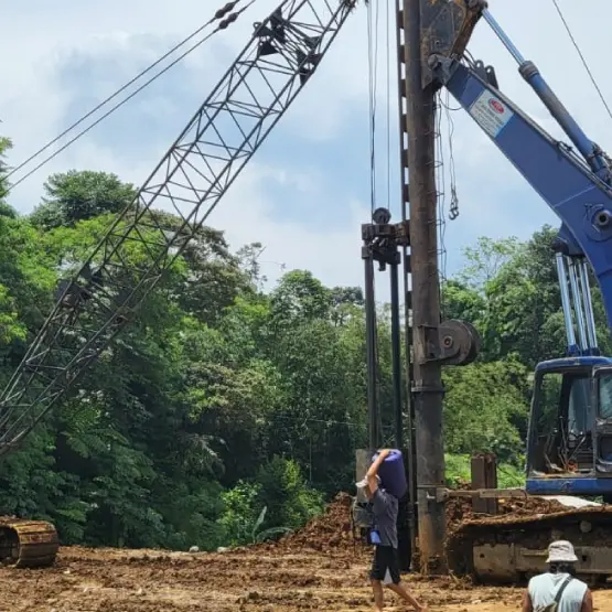 drop hammer excavator 2