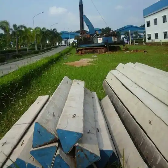 tiang pancang segitiga 1